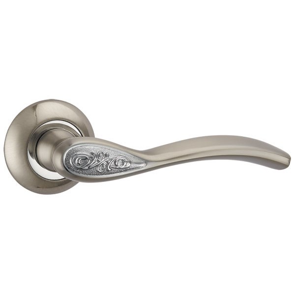 Ручка Punto (Пунто) раздельная RUMBA TL SN/CP-3 матовый никель/хром 1919